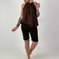 Neckholder Top -schoko