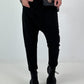 Sweatshirt Baggy with Patch Pockets - black