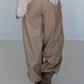 Vegane Lederhose 2 Looks - beige