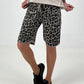 Sweat Short Leo mit Nieten - taupe