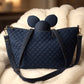 Canvas bag with special details - denim