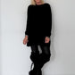 Longpullover - schwarz
