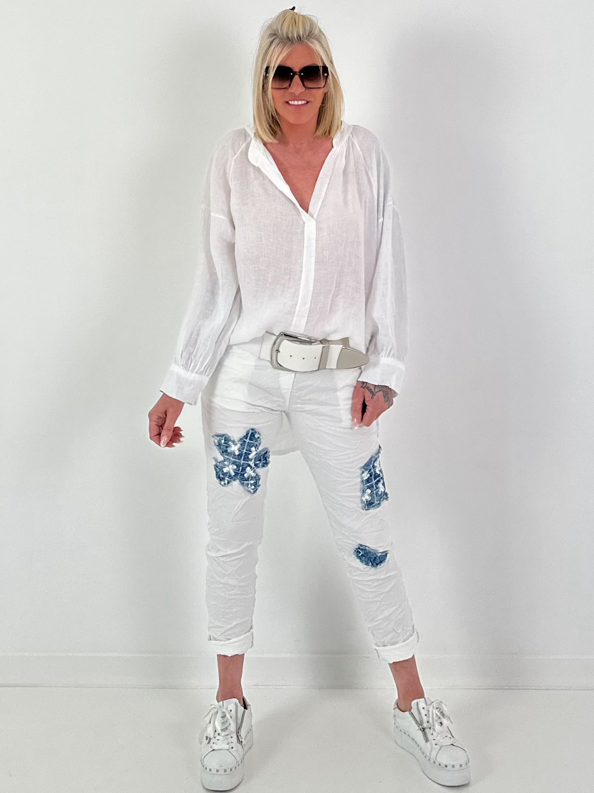 Pirate Tunic Linen - white