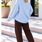 Kuscheliger Pullover Club Amour - hellblau-mokka