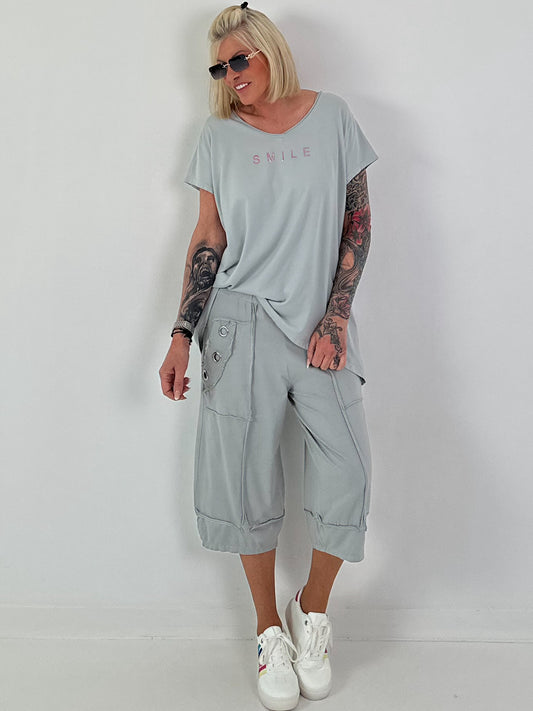 T-shirt Smile - grey