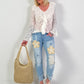 Tuniek met ruches - wit