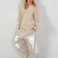 Trui model "Raw Rib" - beige