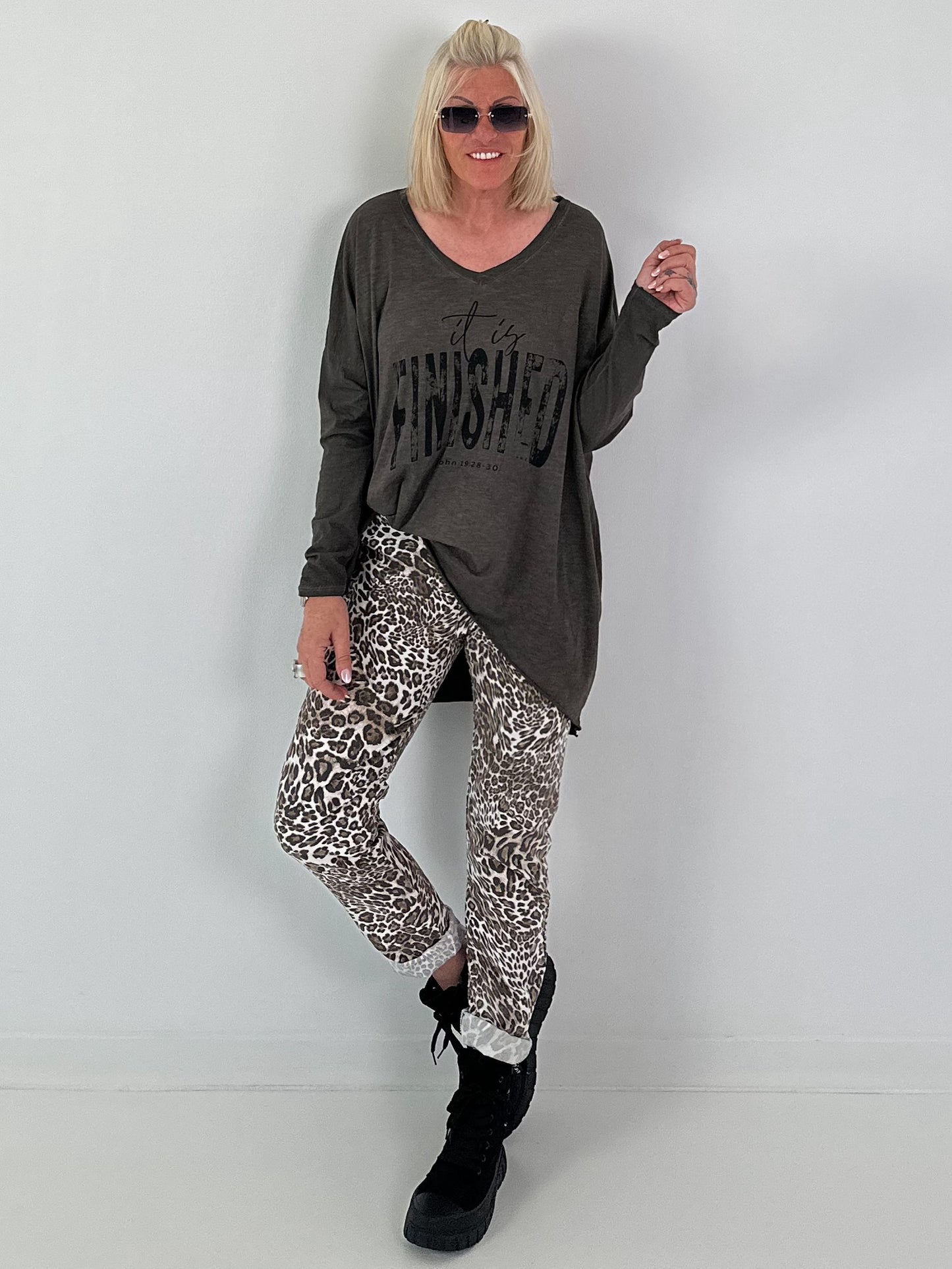 Oversized Shirt Finished - mokka