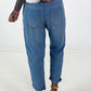 Boho Baggy Jeans - hellblau