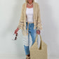 Boho Jacke mit aufwendigen Details- beige-gold