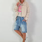 Long T-Shirt Hello Sunshine - beige