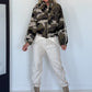 Bomberjacke im Camouflage-Look - oliv-beige-mehrfarbig