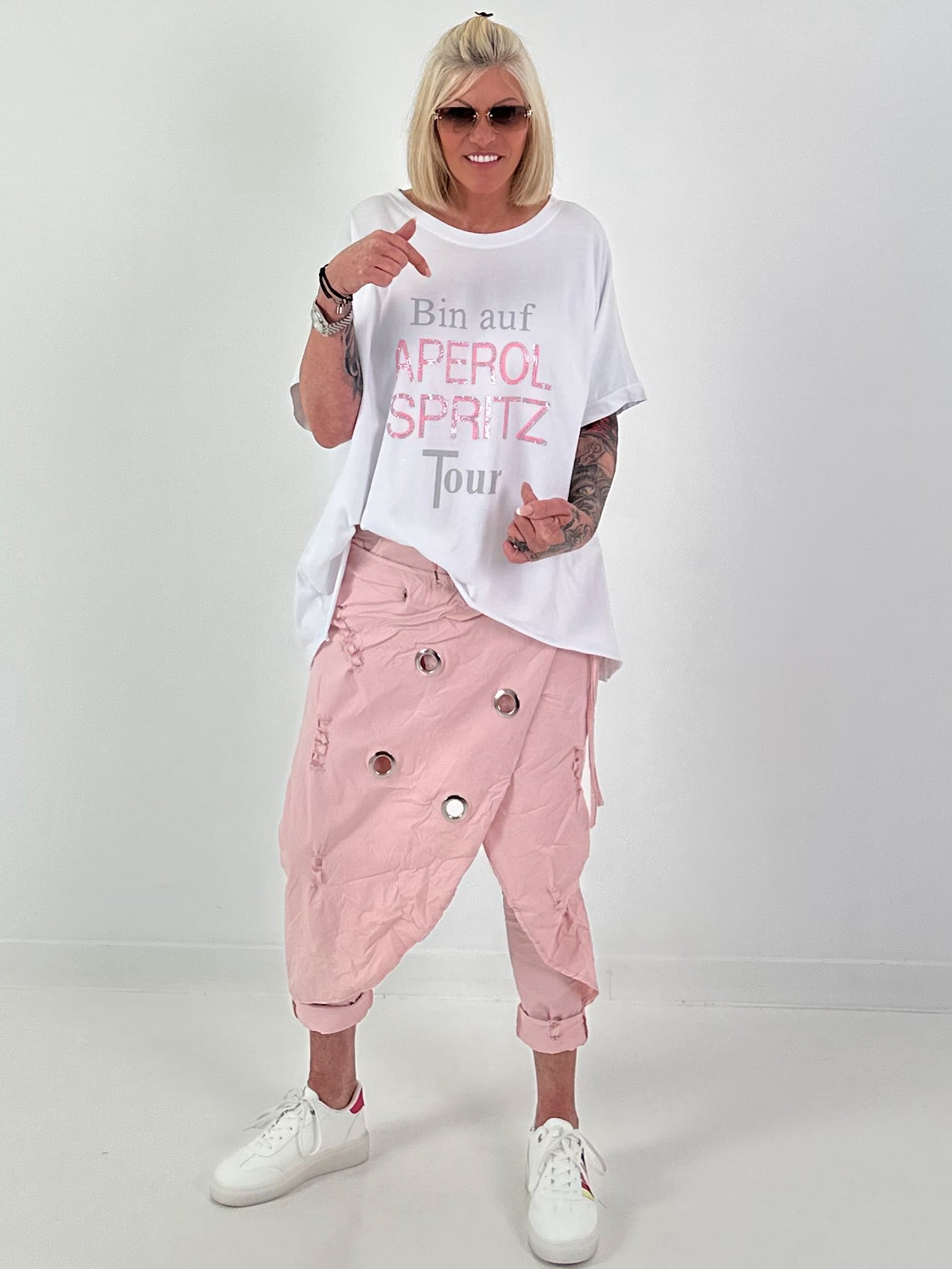 Oversized T-shirt on Tour - white
