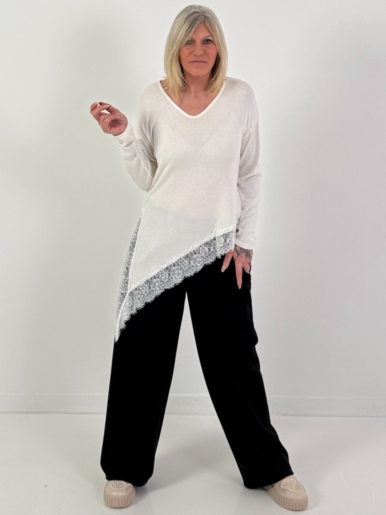 Hose Modell "Blossom Ease" - schwarz