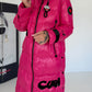 Cuel down coat - pink