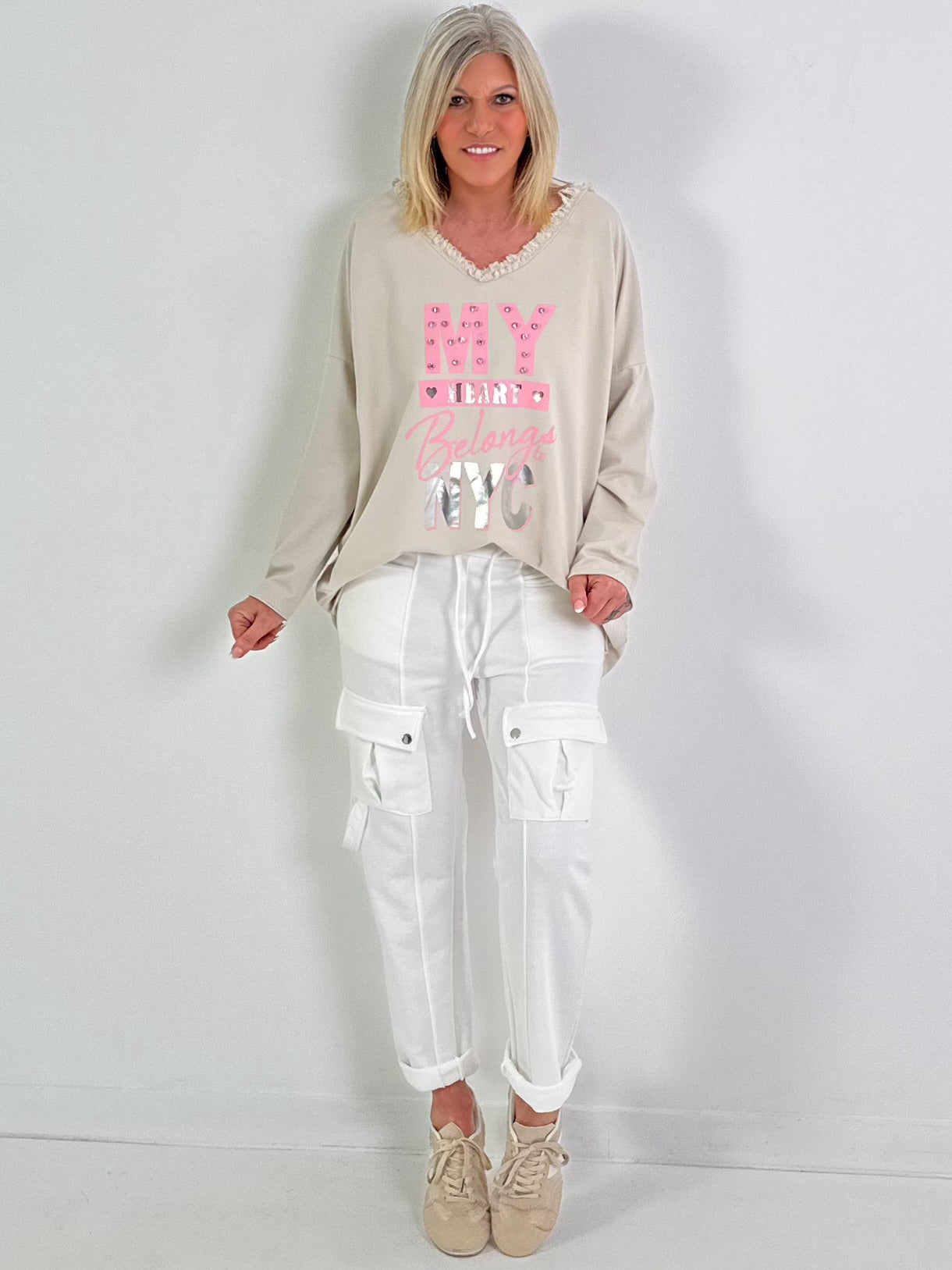 Trui Mijn Hart - beige