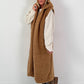 Long vest model "Leo Layers" - camel