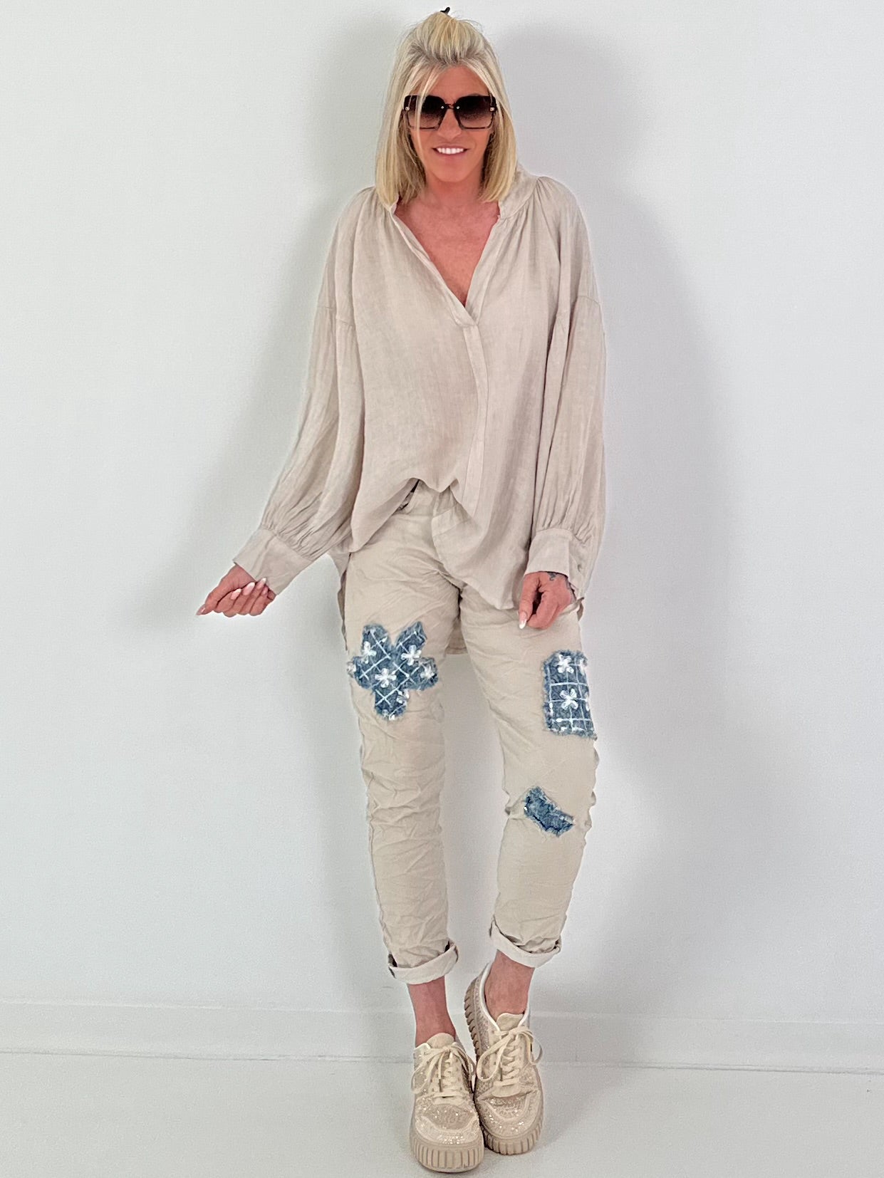 Pirate Tunic Linen - beige