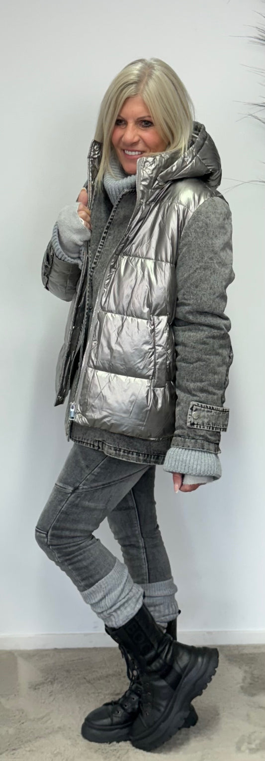 jacket Jessy - silver gray