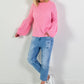 Pullover Modell "CloudSleeve" - rosa