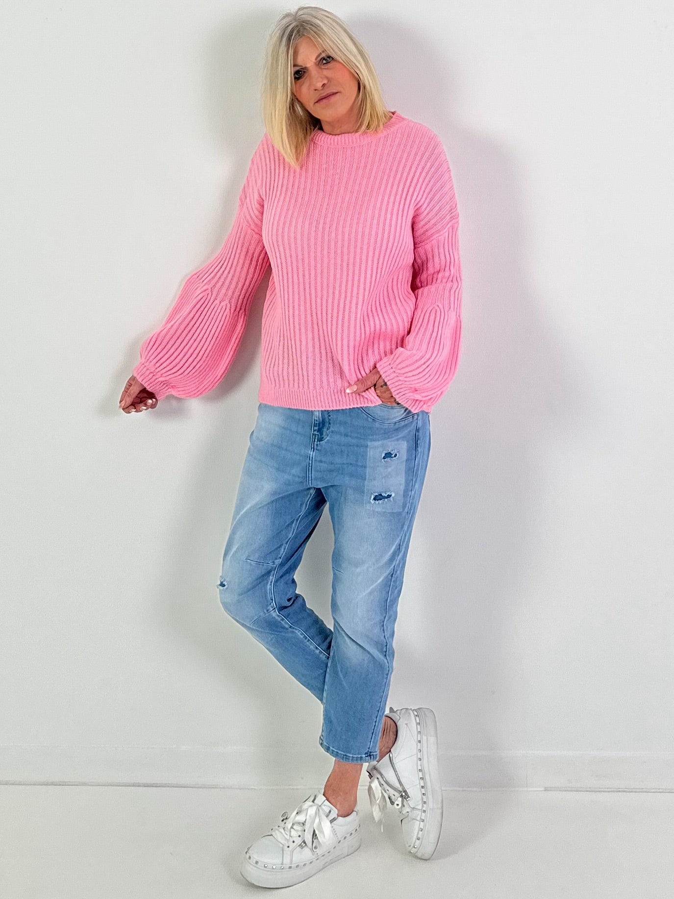 Pullover Modell "CloudSleeve" - rosa