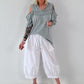 Hoodie Shirt mit Cut Out Shoulder - grau