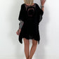 Ibiza Tunic with Crochet Insert - Black