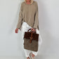 Oversized Shirt stone washed - taupe
