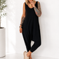 Jumpsuit mit Nieten- schwarz