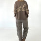 Sweater Cèst la vie - taupe