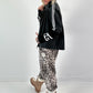 Harem pants model "Deep&amp;Wild" - beige-multicoloured