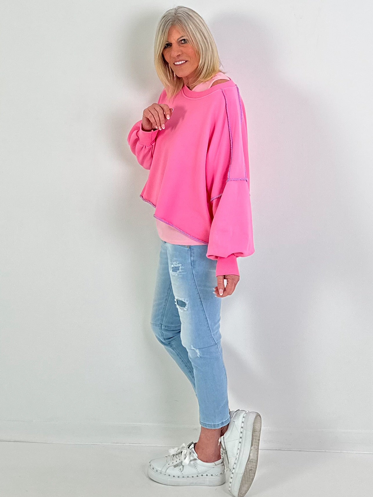 Sweater model "Color Whisper" - pink