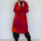 Mantel im Color-Block-Muster - mehrfarbig