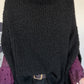 Cozy chunky-knit slipover - black