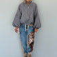 Jacke mit Puffärmelchen - grau