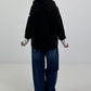 Lightweight hooded jacket - black