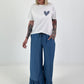 T-Shirt Amour Leo - white-light blue