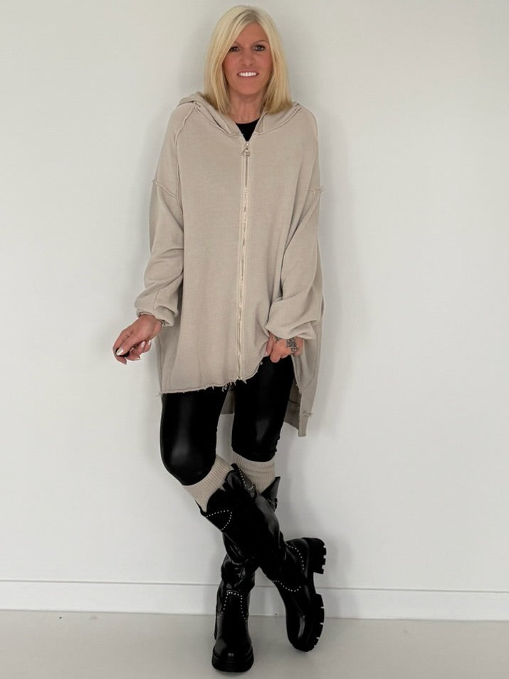 Vegane Lederleggings - mokka