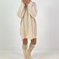 Longpullover/Kleid Modell "Embrace" - beige