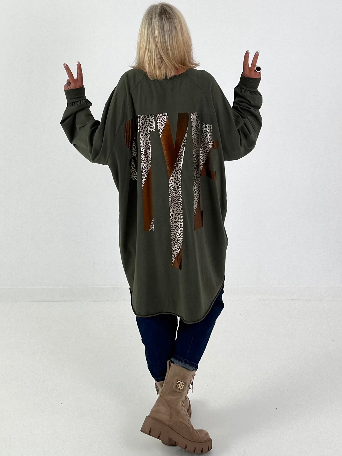 Oversized Shirt STYLE - olive