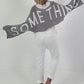 Cropped Pulli Something - grau