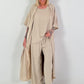 Lightweight long coat - beige