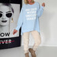 Sweater Und Zack! - hellblau