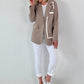 Blazer mit Statement Patch - taupe