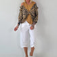 Tunika mit integrierten Top - Leo camel