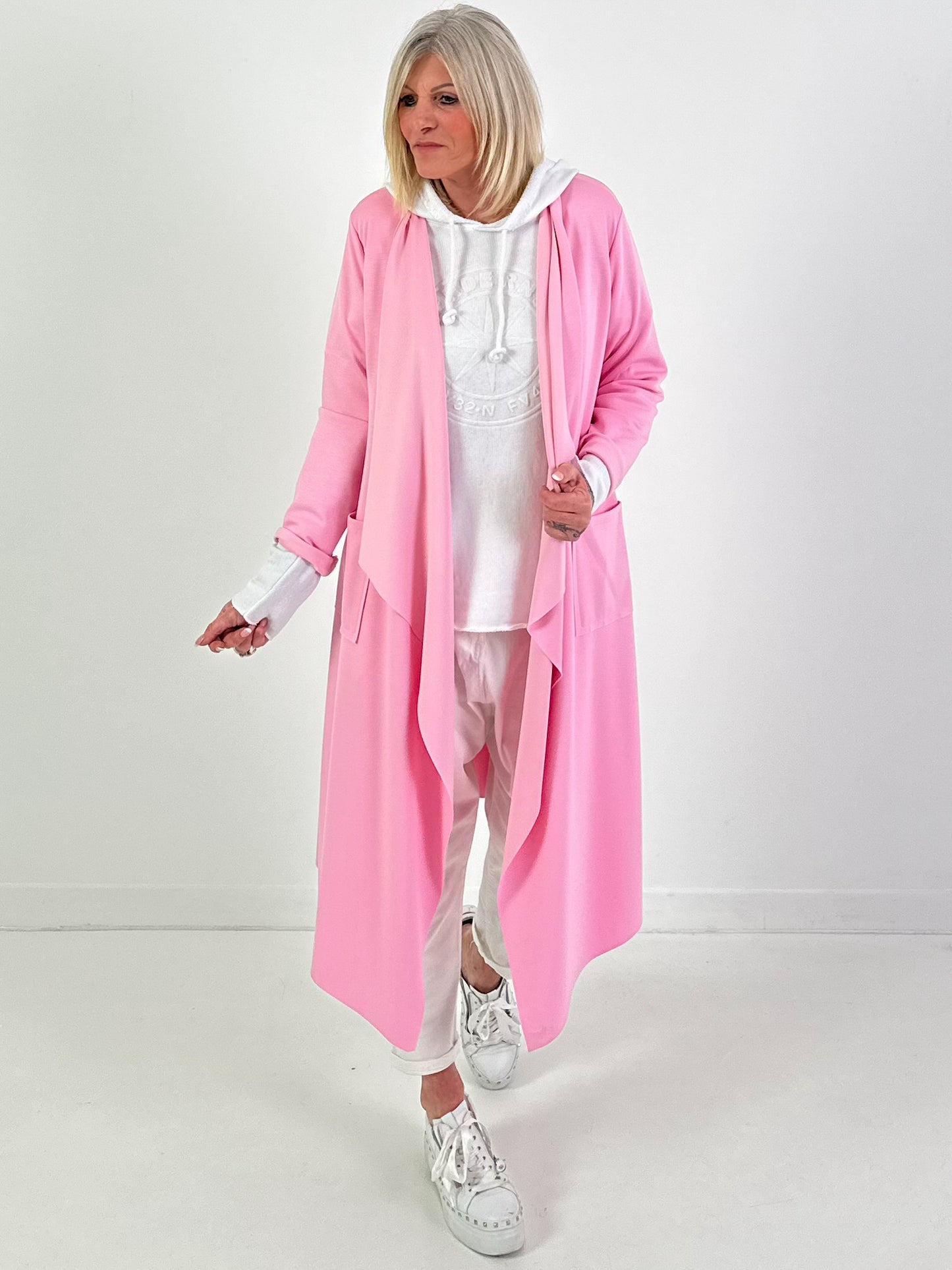 Mantel Modell "Velvet Breeze" - rosa