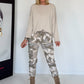 Kastiges Shirt - beige