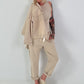 Jacke mit goldenen Nieten-Details - beige