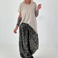 Oversized T-Shirt Rundhals - beige