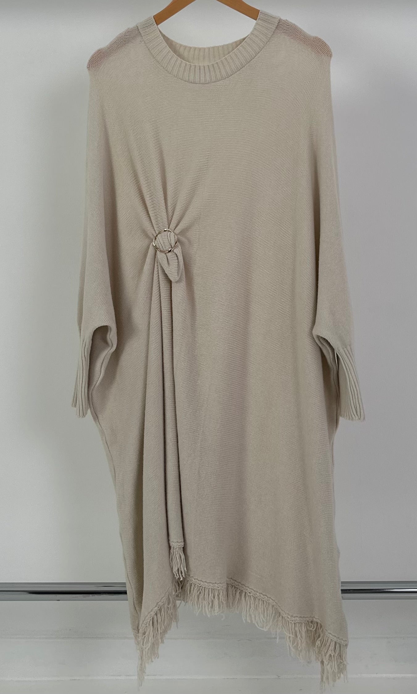 Ring met centrale staaf - goud